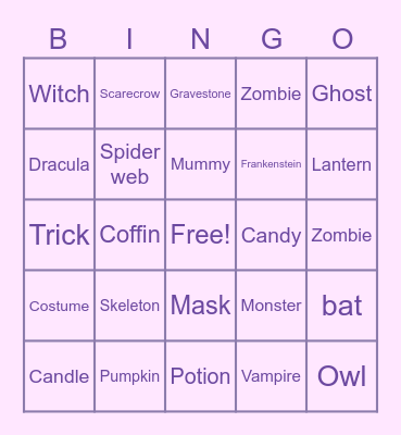 Dhen Bingo Card