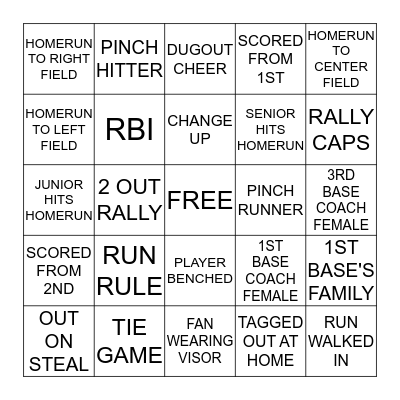 2015 SEC TOURNAMENT Bingo Card