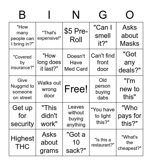 Root 66 Bingo Card