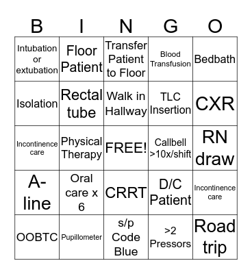 4N BINGO Card