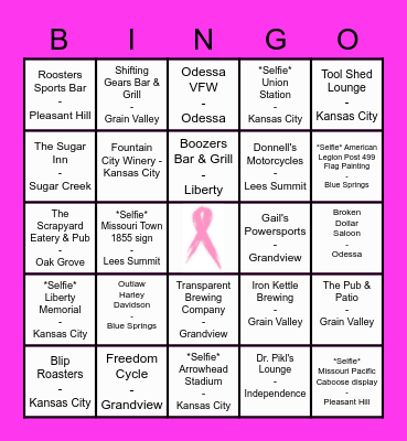 Save The Pumpkins Bingo Run 2021 Bingo Card