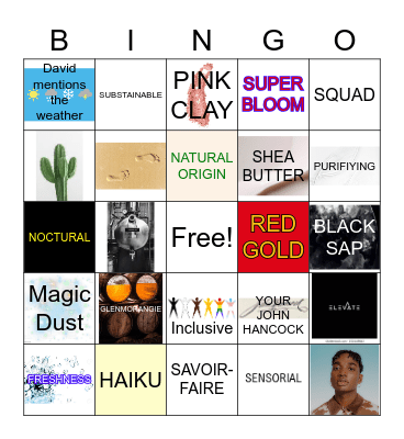 LVMH FUTURE IS BRIGHT Bingo Card