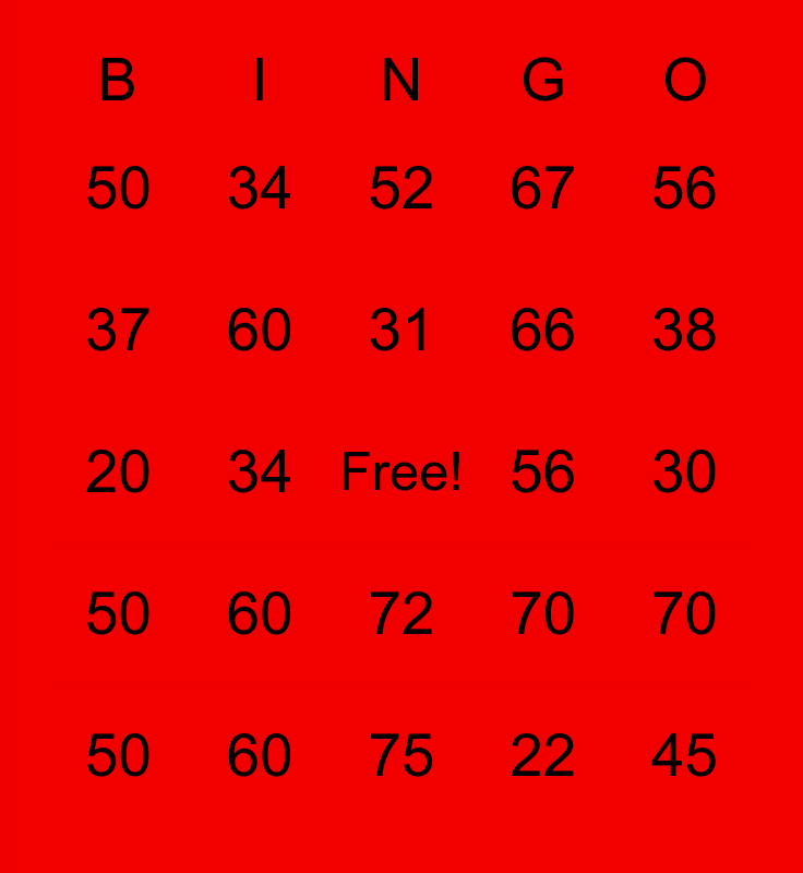 bingo caller bingo number generator 1 75