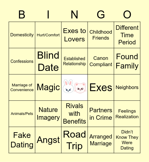 HYUNHO BINGO Card