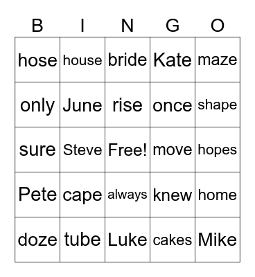 Unit 6 Week 1 Bingo Card