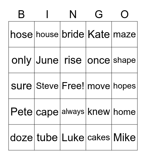 Unit 6 Week 1 Bingo Card