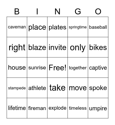 Unit 6 Week 2 Bingo Card