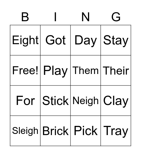 Bingo 11/1-11/5 Bingo Card