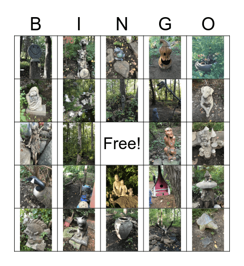 Can You Find These (B) Bingo Card