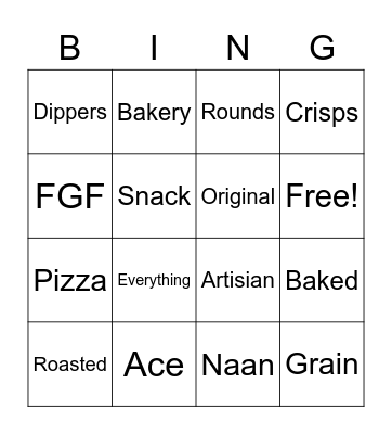 Stonefire Bingo Card