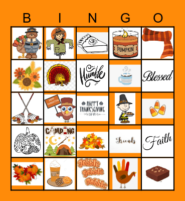 No Shave November Bingo Card