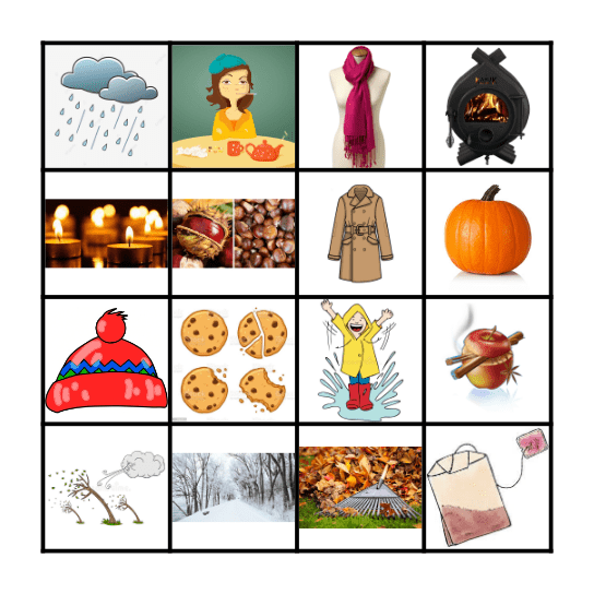 Herbst Bingo Card