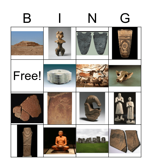 AP Art History first 15 pictures Bingo Card