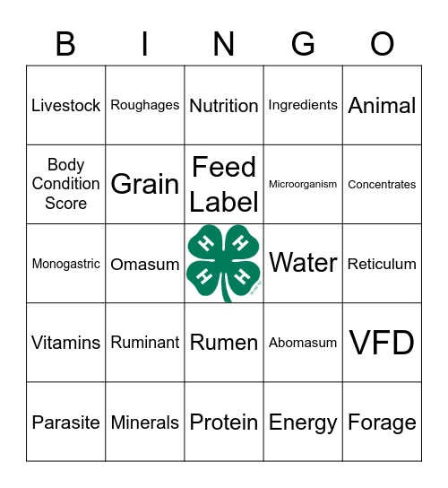 2021-2022 Beef QAM BINGO Card