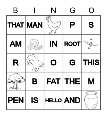 Things I Know! Bingo Card