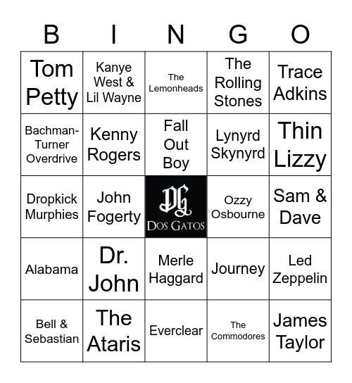 v79 Baseball Songs Bingo Card