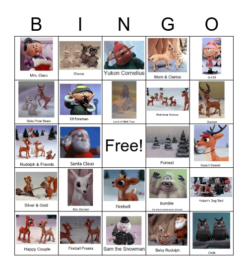 HOLIDAY BINGO Card