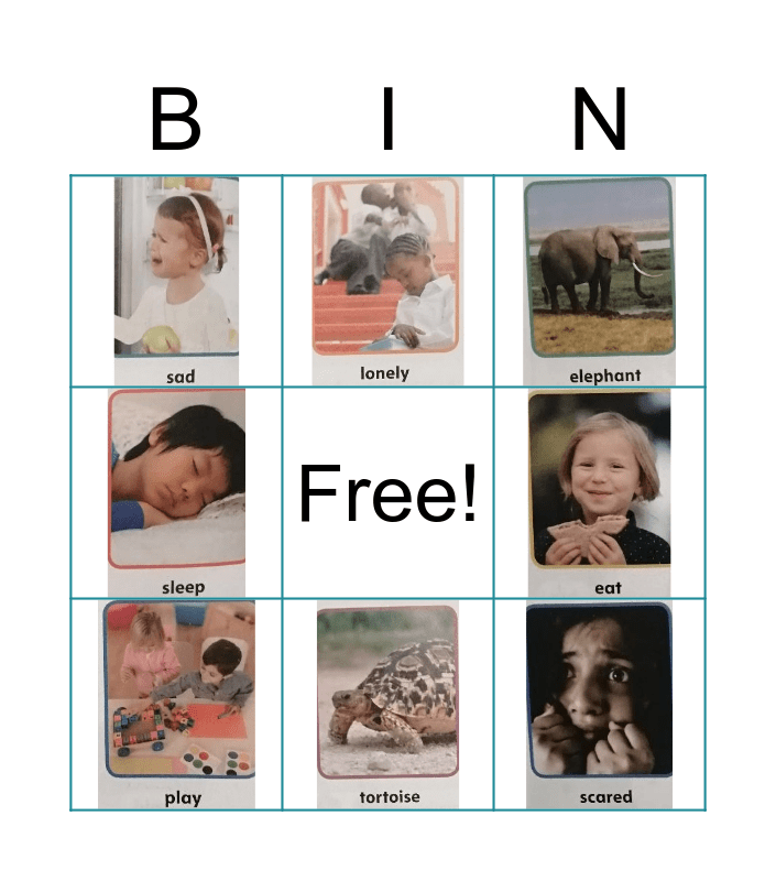 Unit 2 Bingo Card