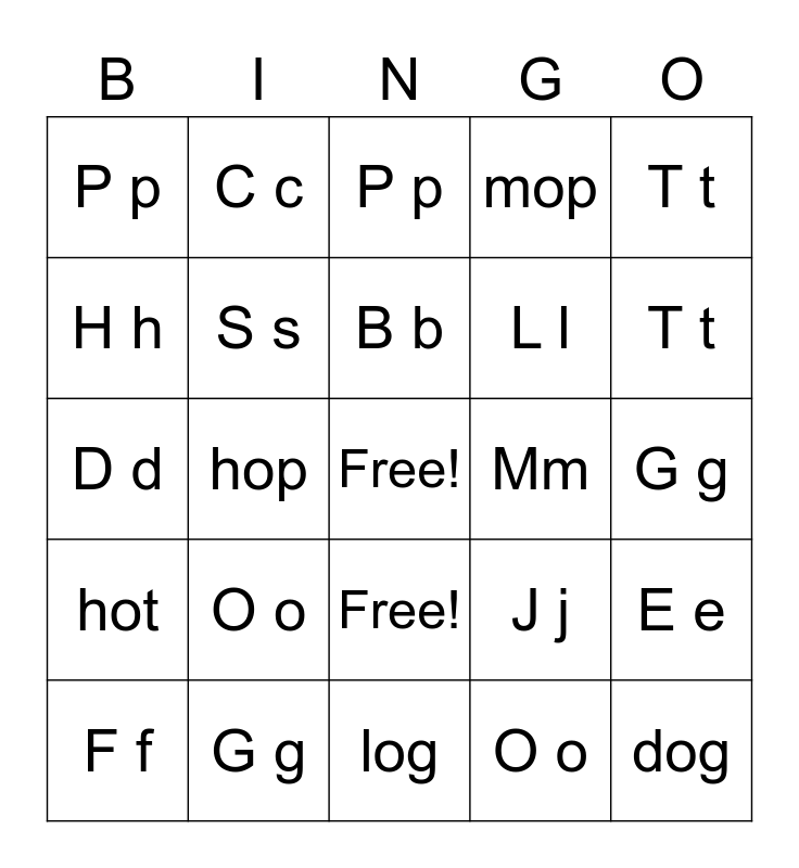 spelling-words-with-the-letter-o-bingo-card