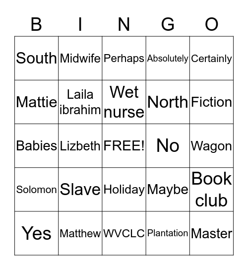 Yellow Crocus Bingo Card