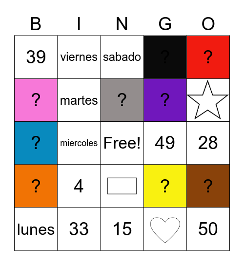 BINGO party! Bingo Card