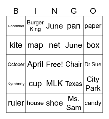 Nounsnet Bingo Card