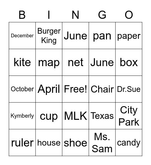 Nounsnet Bingo Card