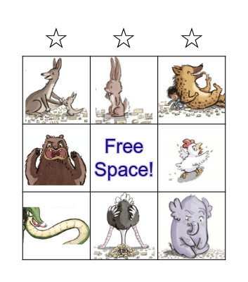 The Rabbit Listened Bingo Card
