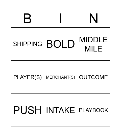 Empreendoripsum Bingo Card