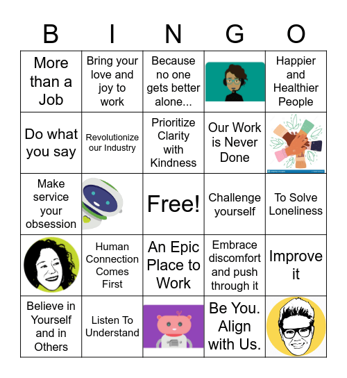Pyx Health Beliefs, Behaviors, Outcomes (BBO) Bingo Card
