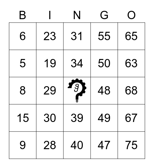 Nerdgasm Life Bingo Card