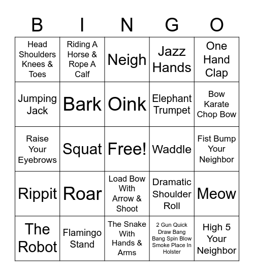 BingoGiving 2021 Bingo Card