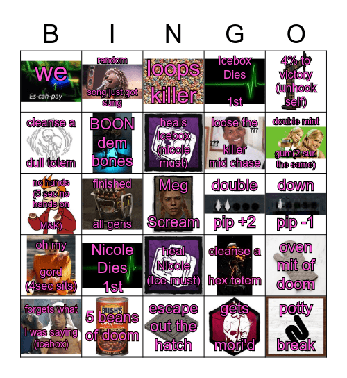 Were into Bingo Card