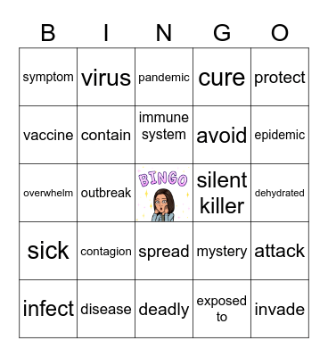 Contagion Bingo Card