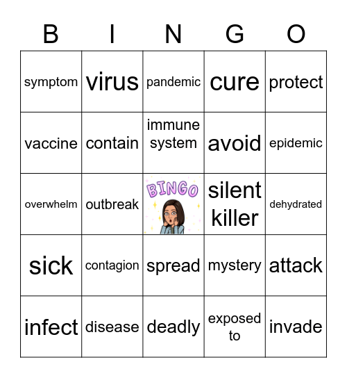 Contagion Bingo Card