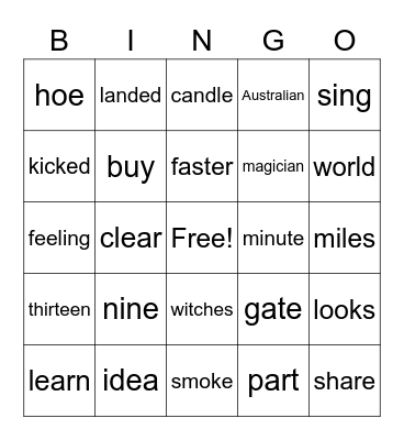 601-700 Lavender Bingo Card