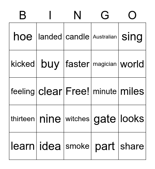 601-700 Lavender Bingo Card