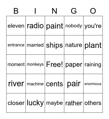 701-800 Watermelon Bingo Card