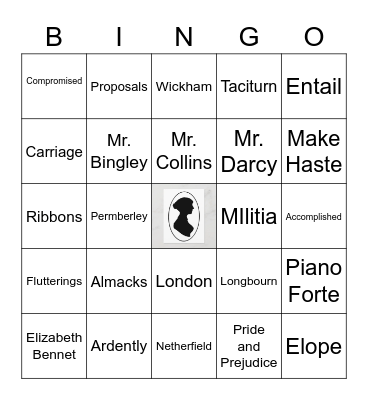 Bingley-O Bingo Card