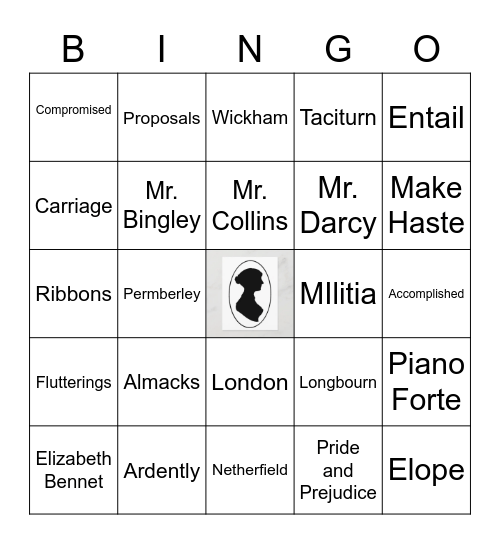Bingley-O Bingo Card