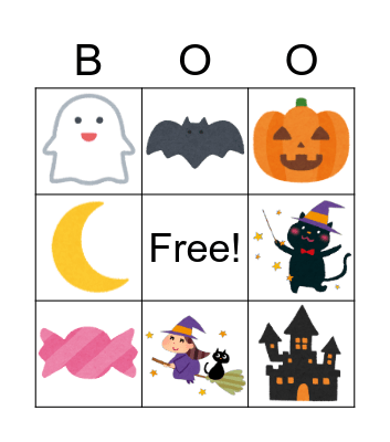 Halloween Bingo Card