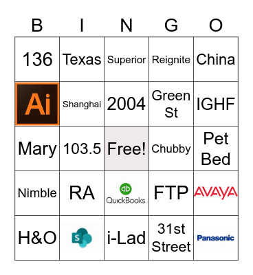 TLI - Trivingo Bingo Card
