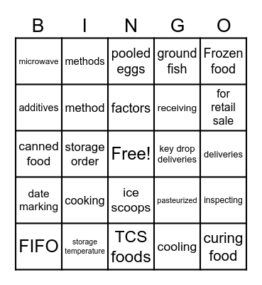 Chapter 5-6 Bingo Card