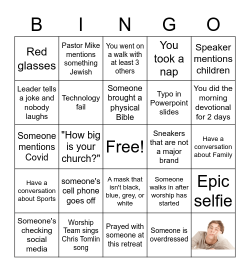 Ashram Retreat Bingo Card