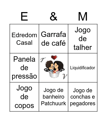 Chá De Panela Bingo Card