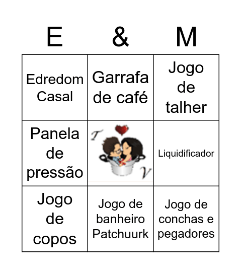Chá De Panela Bingo Card