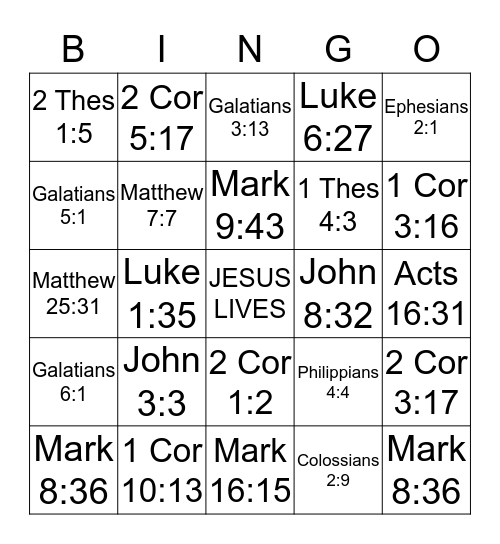 Faith & Fun Women’s Group  Bingo Card