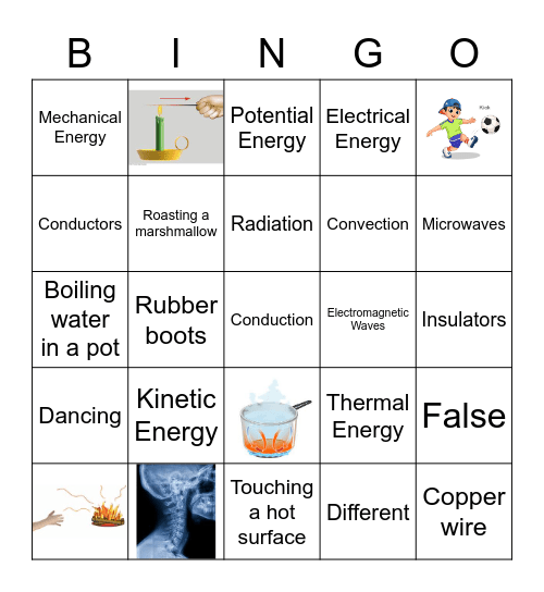 ENERGY Bingo Card