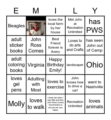 Happy Birthday! Bingo Card