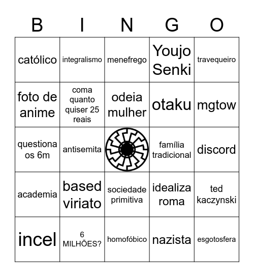 terceira via bingo Card